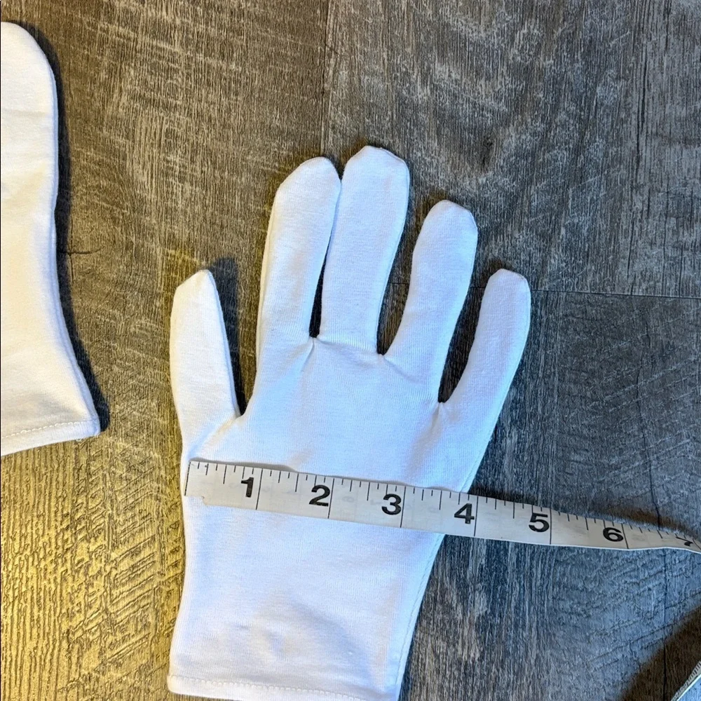 Unbranded White Church Dress Up Short Gloves